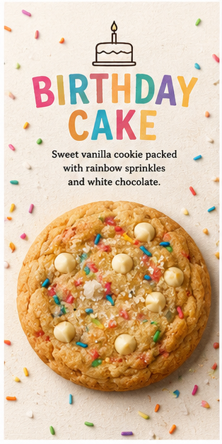 Birthday Cake Cookies