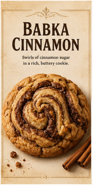 Cinnamon Babka Cookies